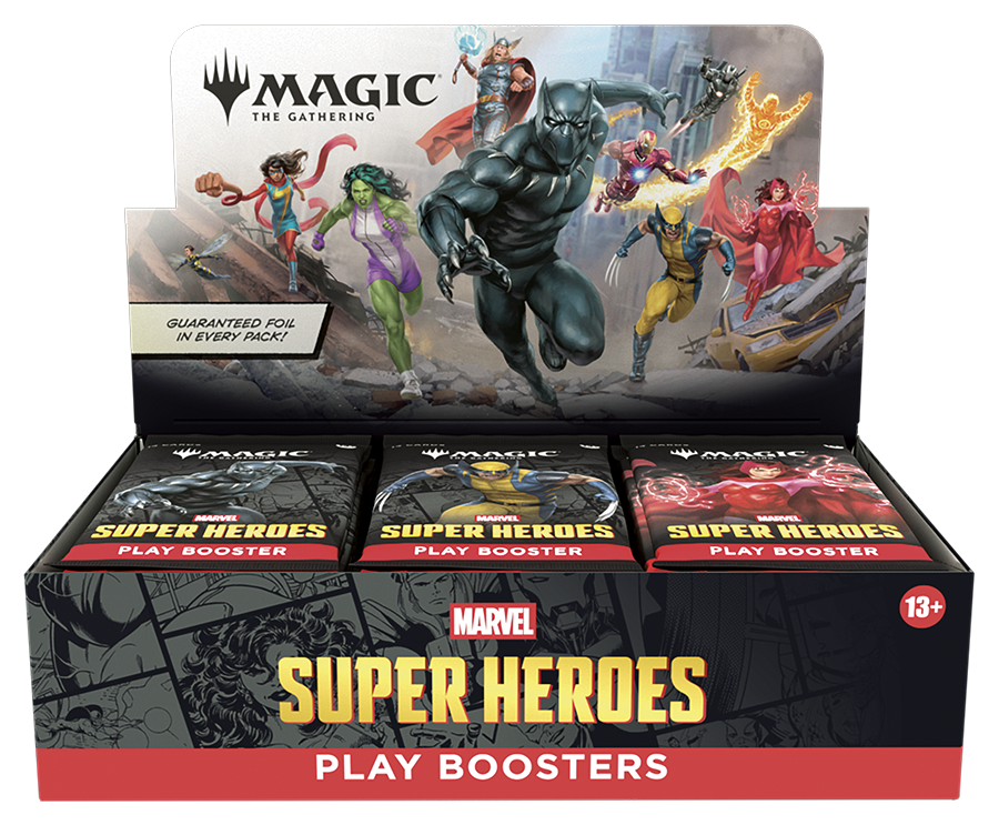 Marvel Super Heroes Play Booster Display Pre Order